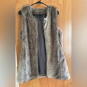 INC-International Concepts Longer length faux fur vest